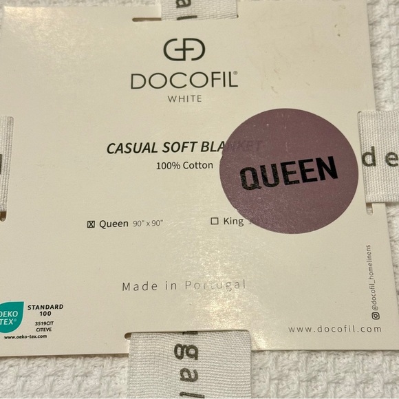 Docofil Portugal Hotel Luxury Matelasse All Season Lightweight Quilt 100% Cotton - Picture 2 of 6